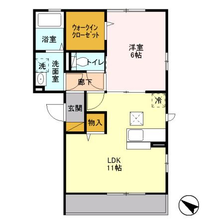 ソレーユの間取り
