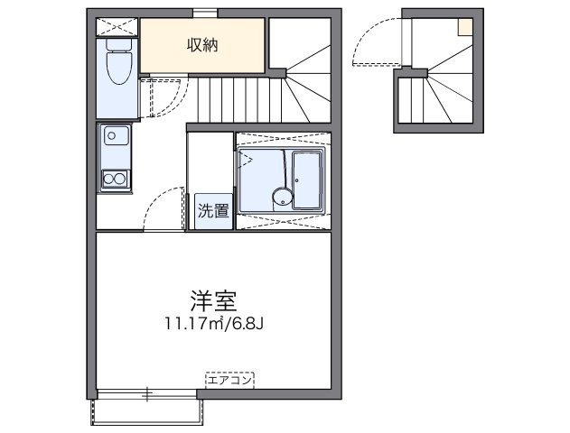 レオネクストプレイズ向ヶ丘の間取り