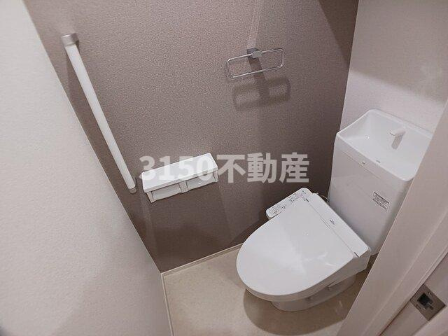 Ｕ－プラシードⅡのトイレ|落ち着いた色調のトイレです
