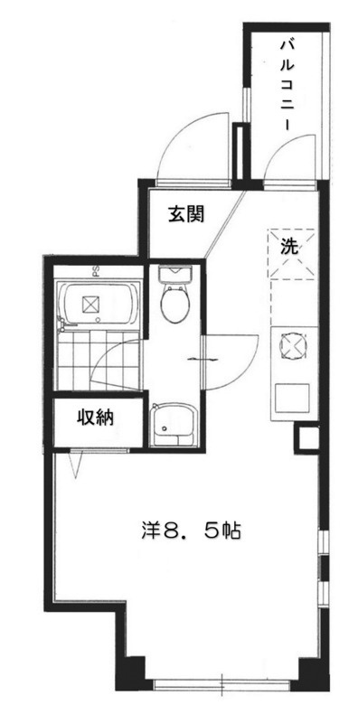ファブール中村橋の間取り