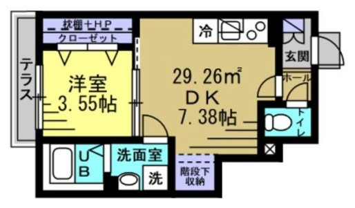 AJ南柏Firstの間取り