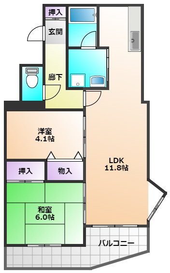 ストークマンションの間取り