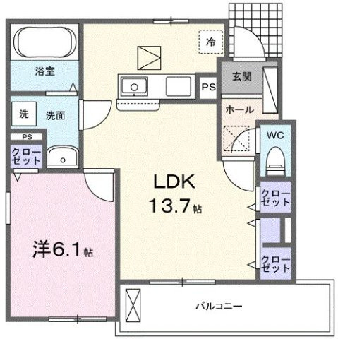 ショコラⅢの間取り