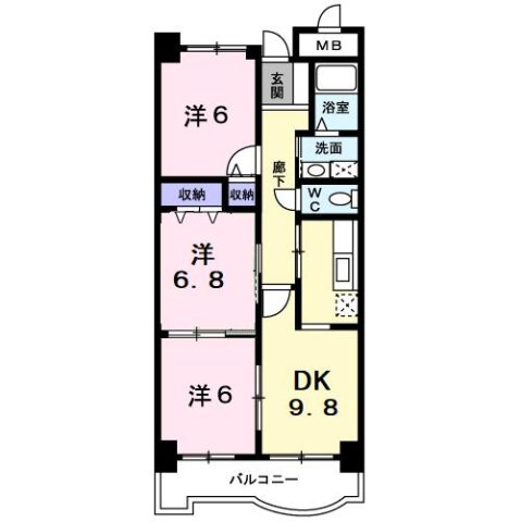 サンフローラの間取り