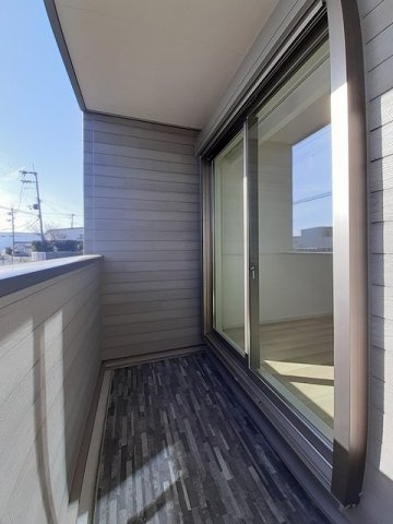 エテルノ泉南馬場のバルコニー