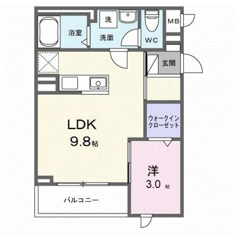 メゾン　リッシュの間取り