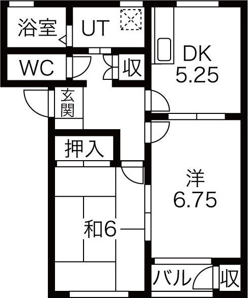 グランデ本館5番館の間取り