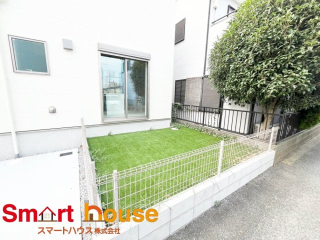 大和市西鶴間7丁目　新築1棟の庭|お庭での家庭菜園・ガーデニングを通じて、お子様と一緒に育てていくと、思い出も増えていきそうですね♪
