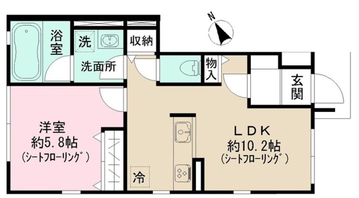 【仲介手数料：50％OFF】対象物件！の間取り