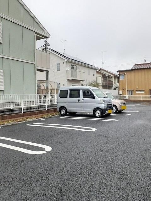 ベルオーブの駐車場