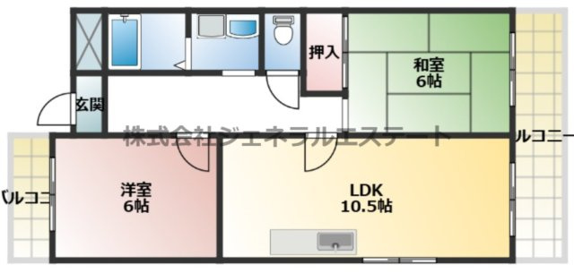 【間取り】 | 門真元町マンション