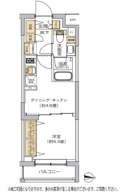 リビオメゾン湯島の間取り