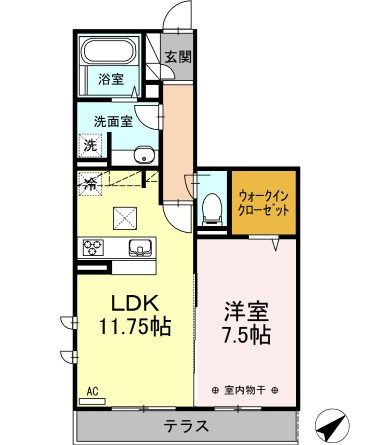 メゾンルミエールの間取り