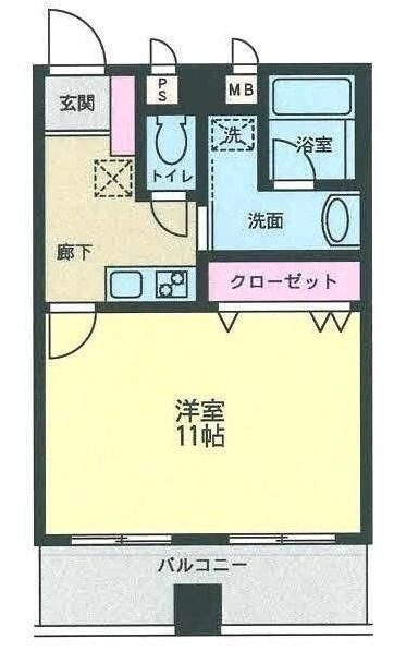 テラス子母口の間取り