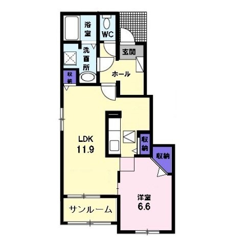 グレースガーデンⅡの間取り