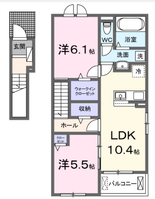 パイン　フォレストの間取り
