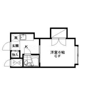 コンフォート東中野の間取り|間取りです。