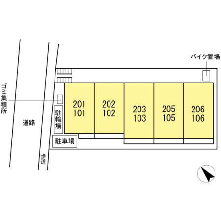 ラウレア瑞江の区画図