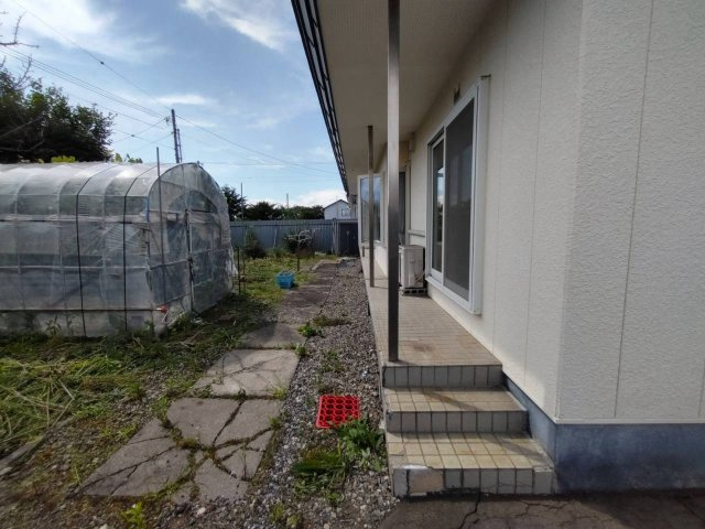 上士幌町【平屋】中古住宅の庭