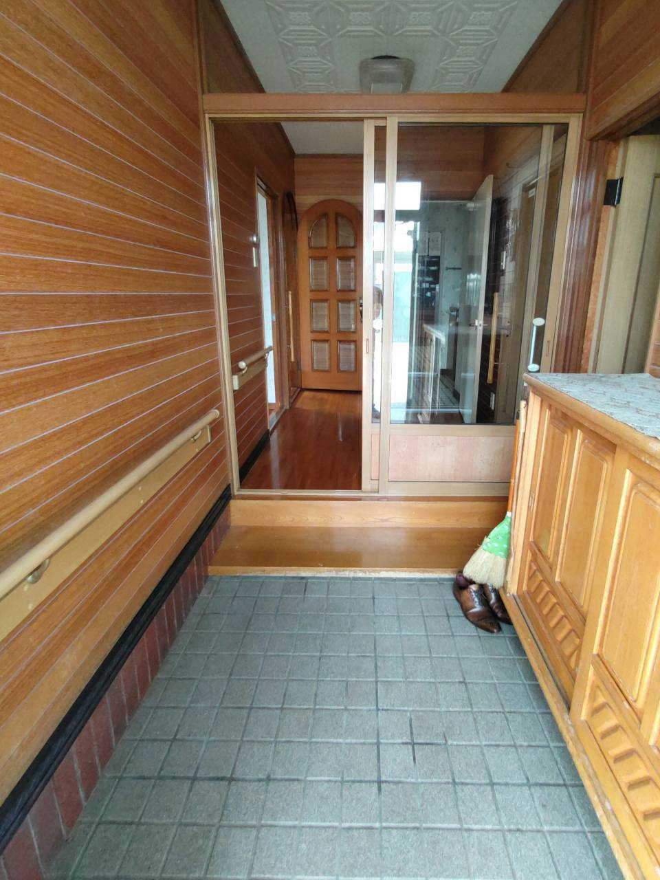 上士幌町【平屋】中古住宅の玄関