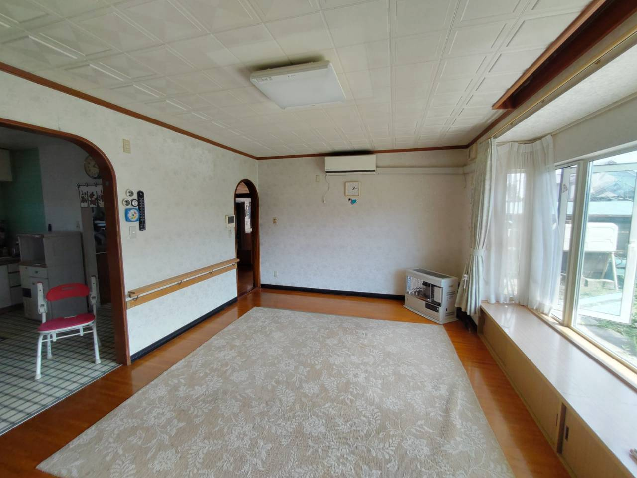 上士幌町【平屋】中古住宅の居間・リビング