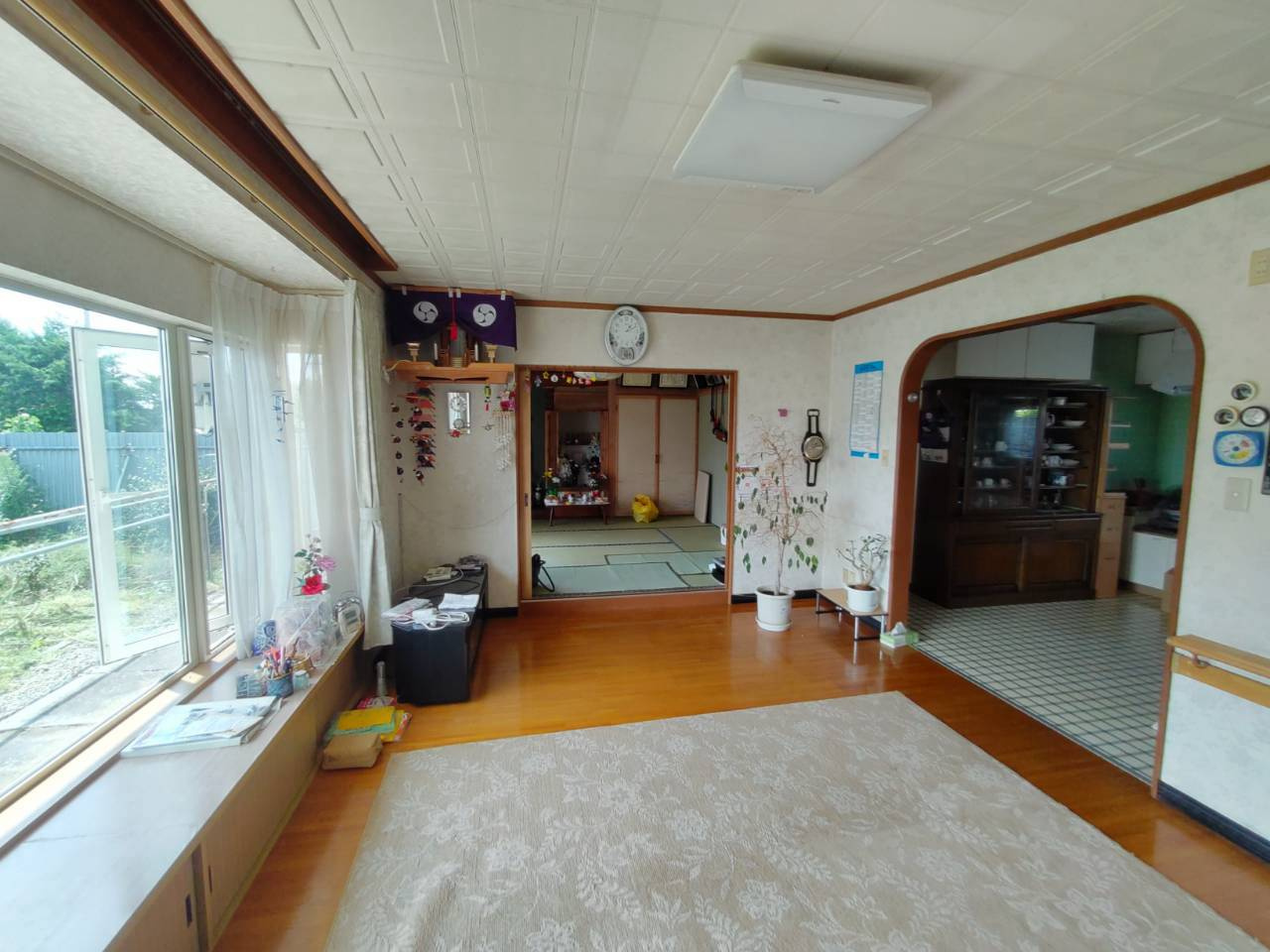 上士幌町【平屋】中古住宅の居間・リビング