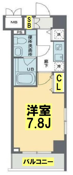S-FORT船橋本町の間取り