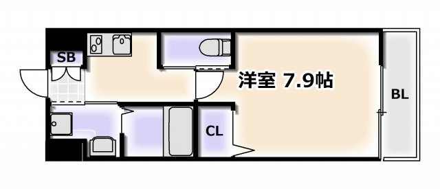 【間取り】 | LIVIAZ NAMBA RENOM