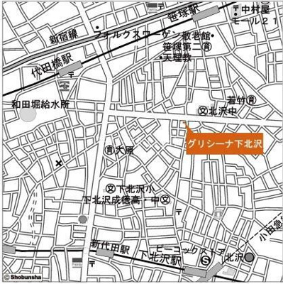 【地図】 | グリシーナ下北沢