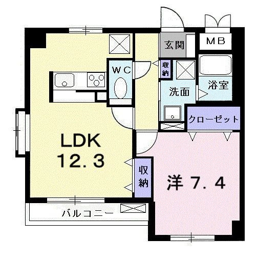 パストラールレジデンスの間取り