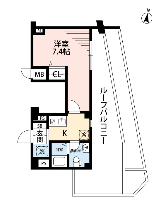 ジュネーゼ方南町 の間取り
