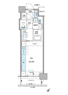 【間取り】 | パークアクシス豊洲キャナル