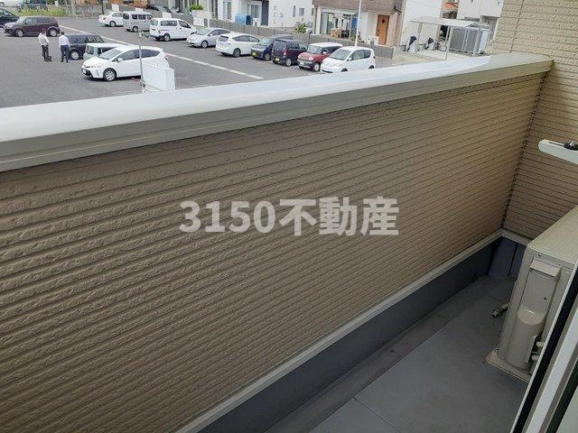 柳風荘のバルコニー|陽当たり良好なバルコニーです