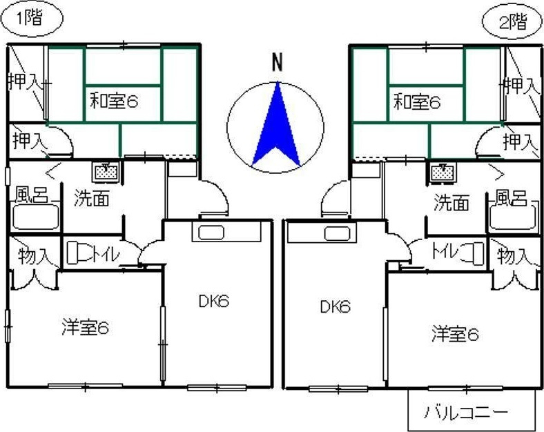 フレグランスＴａｎａｋａの間取り
