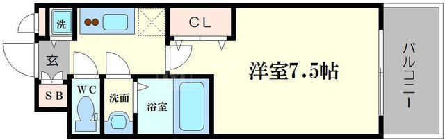 ラグゼ今里Ⅱの間取り