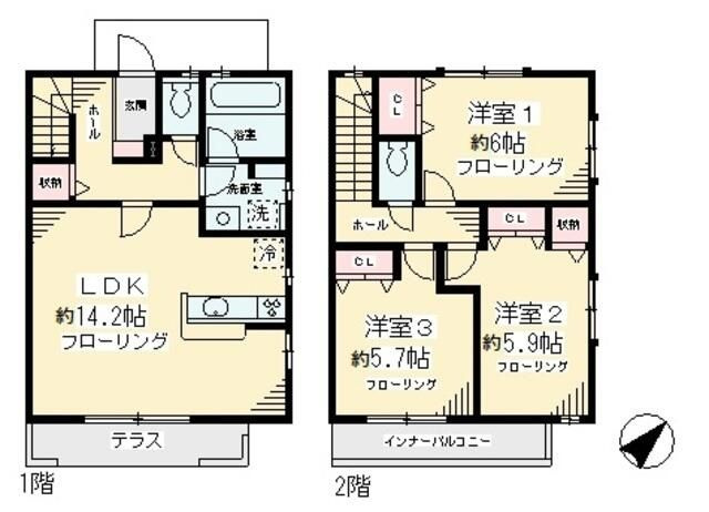 【間取り】 | コモレビ成城Ｉ棟
