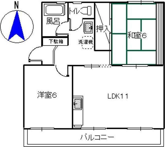 コーポ杉浦の間取り