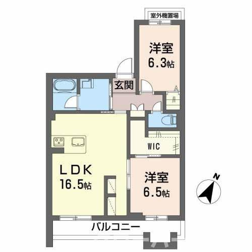 ベンベヌートの間取り