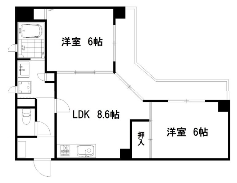 ロイヤル御池の間取り