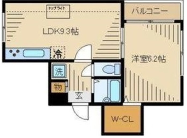 【間取り】 | サンハイツK