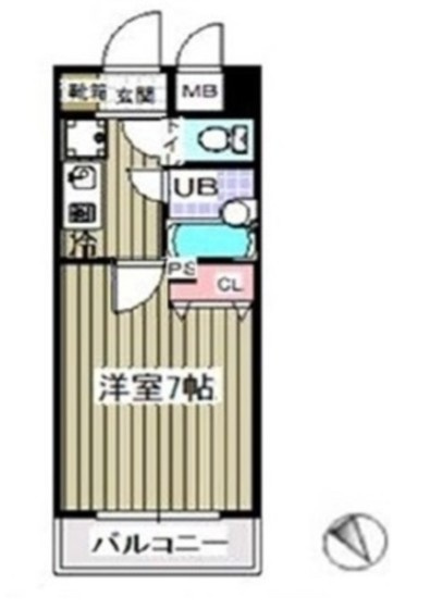 メテオーロ舞浜の間取り