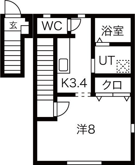 サンブライト上野町の間取り