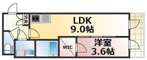【間取り】 | Alivis緑橋　仲介手数料無料