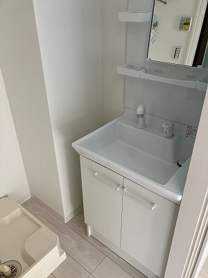 グランシルク小山台の独立洗面台