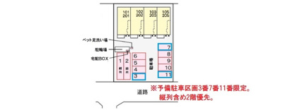 【駐車場】 | ハイバリースクエア田原