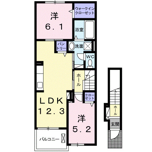 【間取り】 | ハイバリースクエア田原