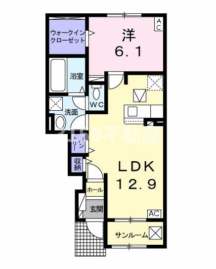 オー・ルージュ　Ⅱの間取り