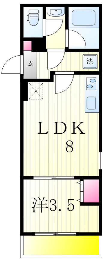 ＬＥＶＩＣＩＡ　ＢＬＤＧ．Ⅲの間取り