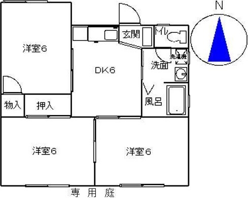 GREEN FARM　Bの間取り