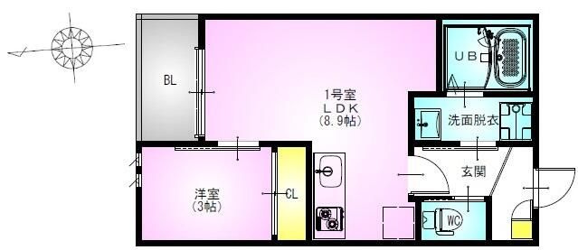 ＲＥＧＡＬＥＳＴ　Ｌａ　Ｃａｍｐａｎｅｌｌａの間取り